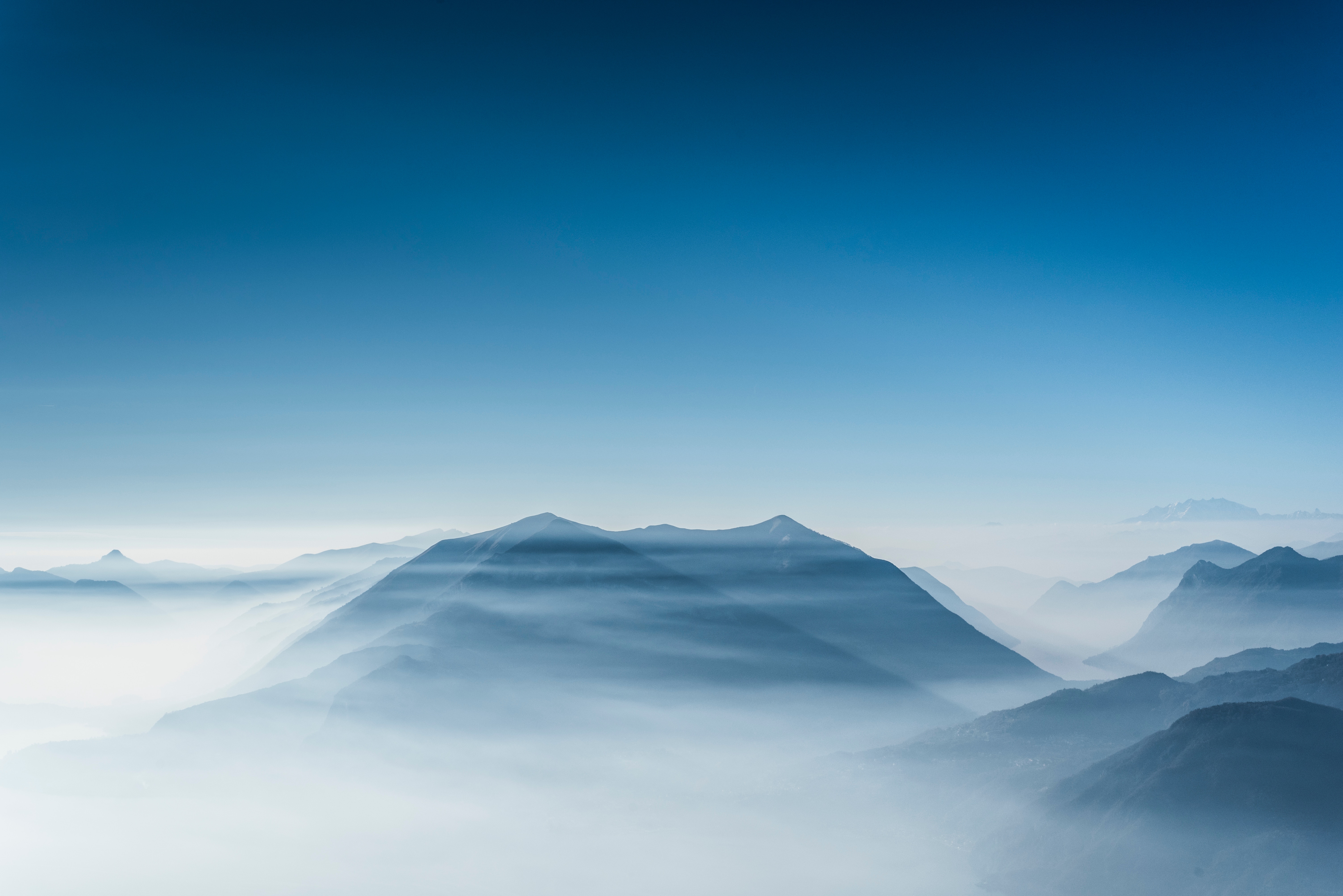 Las montañas de nubes